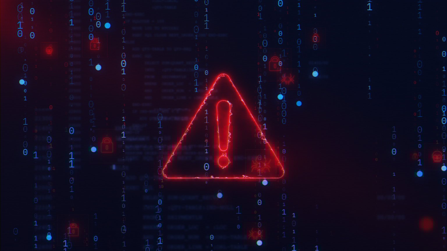 Warning message,Computer notification on screen