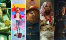 A composite of images from movies now on Netflix.