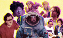 Composite of stills from "How to Rob a Bank," "Orion and the Dark," "The Imaginary," "Spaceman," "Hit Man," and "The Greatest Night in Pop."