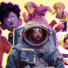 Composite of stills from "How to Rob a Bank," "Orion and the Dark," "The Imaginary," "Spaceman," "Hit Man," and "The Greatest Night in Pop."