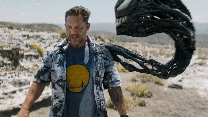 Tom Hardy is Eddie Brock and Venom in "Venom: The Last Dance."